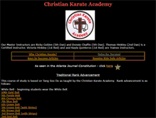 Tablet Screenshot of karatecorner.com